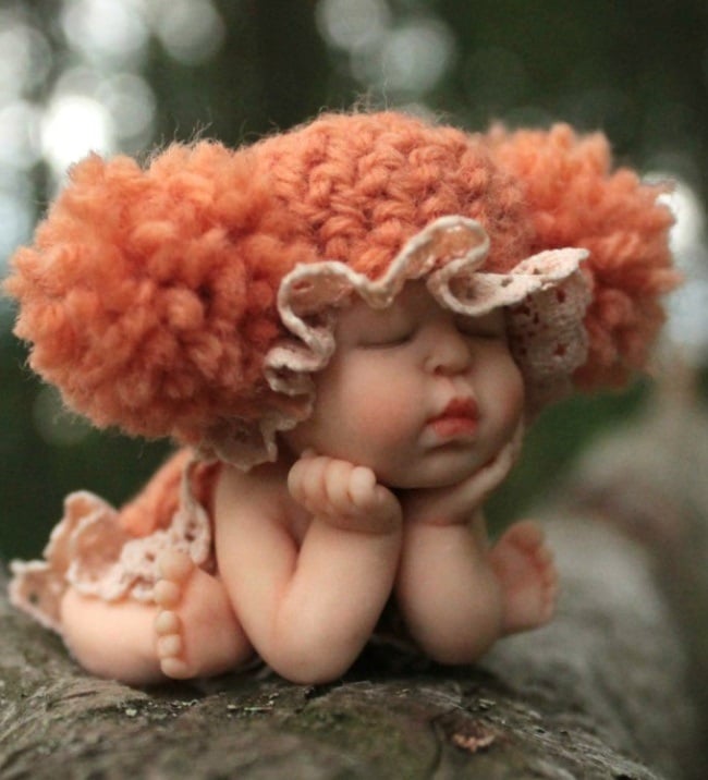 Elena Kirilenko, Elena Kirilenko dolls, polymr clay dolls, russian, real doll, cute, creative, art, Pskov, OOAK dolls
