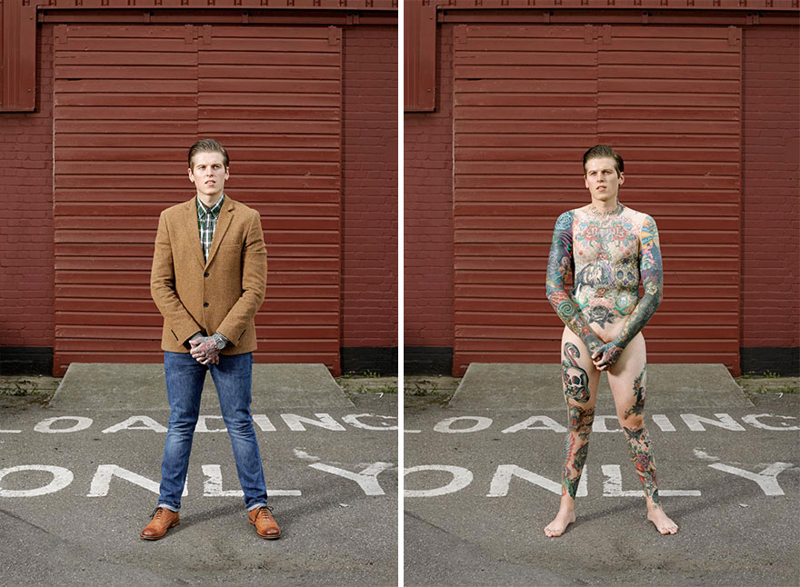 tattoo, portraits, uncovered, alan powdrill, covered photo series, photographer, photography, London based, people, habit, crazy, creative, art, amazing, awesome, wow, inked, beautiful, great, perfect, london, portfolio, idea