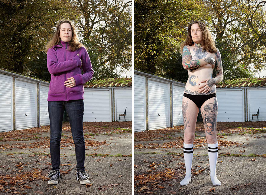 tattoo, portraits, uncovered, alan powdrill, covered photo series, photographer, photography, London based, people, habit, crazy, creative, art, amazing, awesome, wow, inked, beautiful, great, perfect, london, portfolio, idea