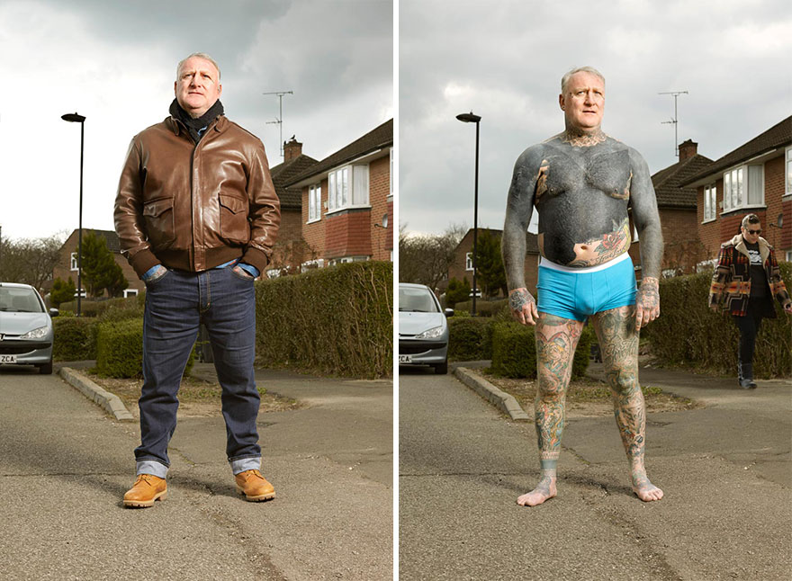 tattoo, portraits, uncovered, alan powdrill, covered photo series, photographer, photography, London based, people, habit, crazy, creative, art, amazing, awesome, wow, inked, beautiful, great, perfect, london, portfolio, idea