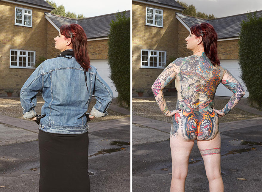 tattoo, portraits, uncovered, alan powdrill, covered photo series, photographer, photography, London based, people, habit, crazy, creative, art, amazing, awesome, wow, inked, beautiful, great, perfect, london, portfolio, idea