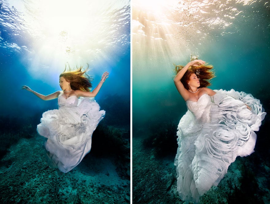 Underwater Photoshoot Of Mermaid Brides | Simply Wow | Reckon Talk