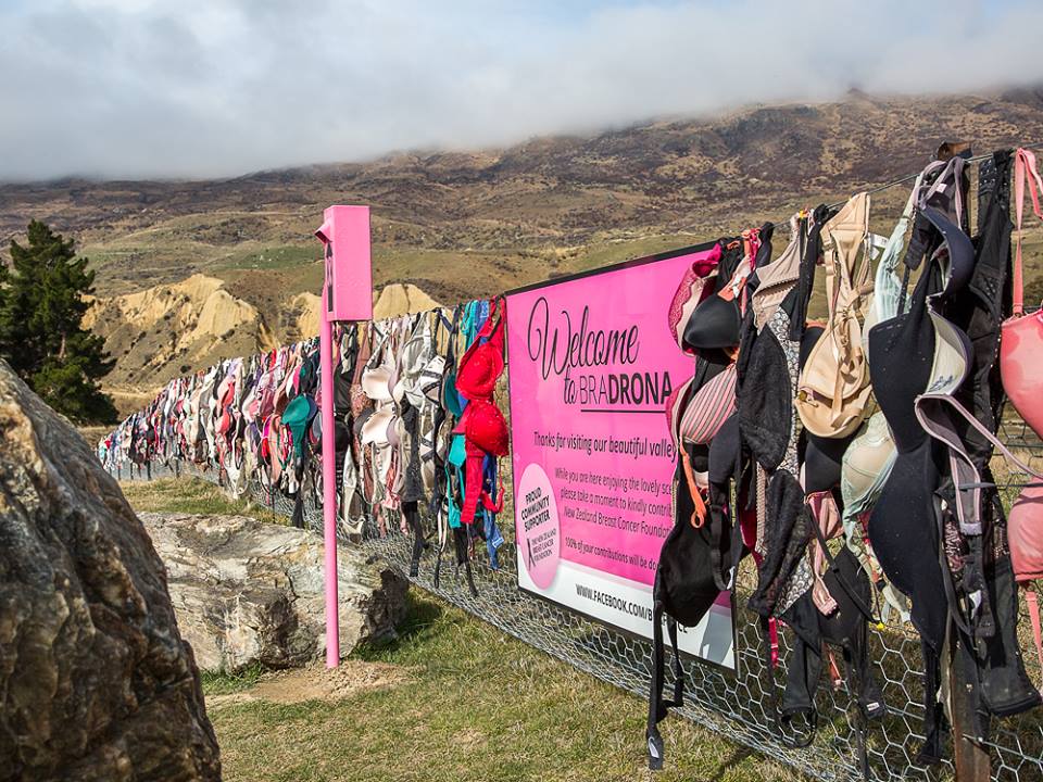 controversial, tourist attraction, weird, tourism, amazing, australia tourism, new zealand, bra fence, cardrona bra fence