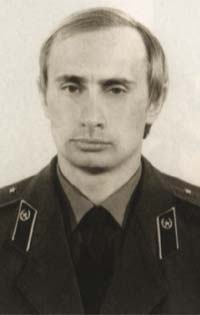 putin in kgb, putin in kgb uniform