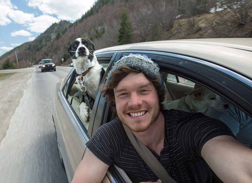 allan dixon, selfie, animal selfie, viral, dr. dolittle, selfies with wild animals, ireland, photographer, adventurer, traveller, amazing photos, #daxonsanimalselfies, instagram