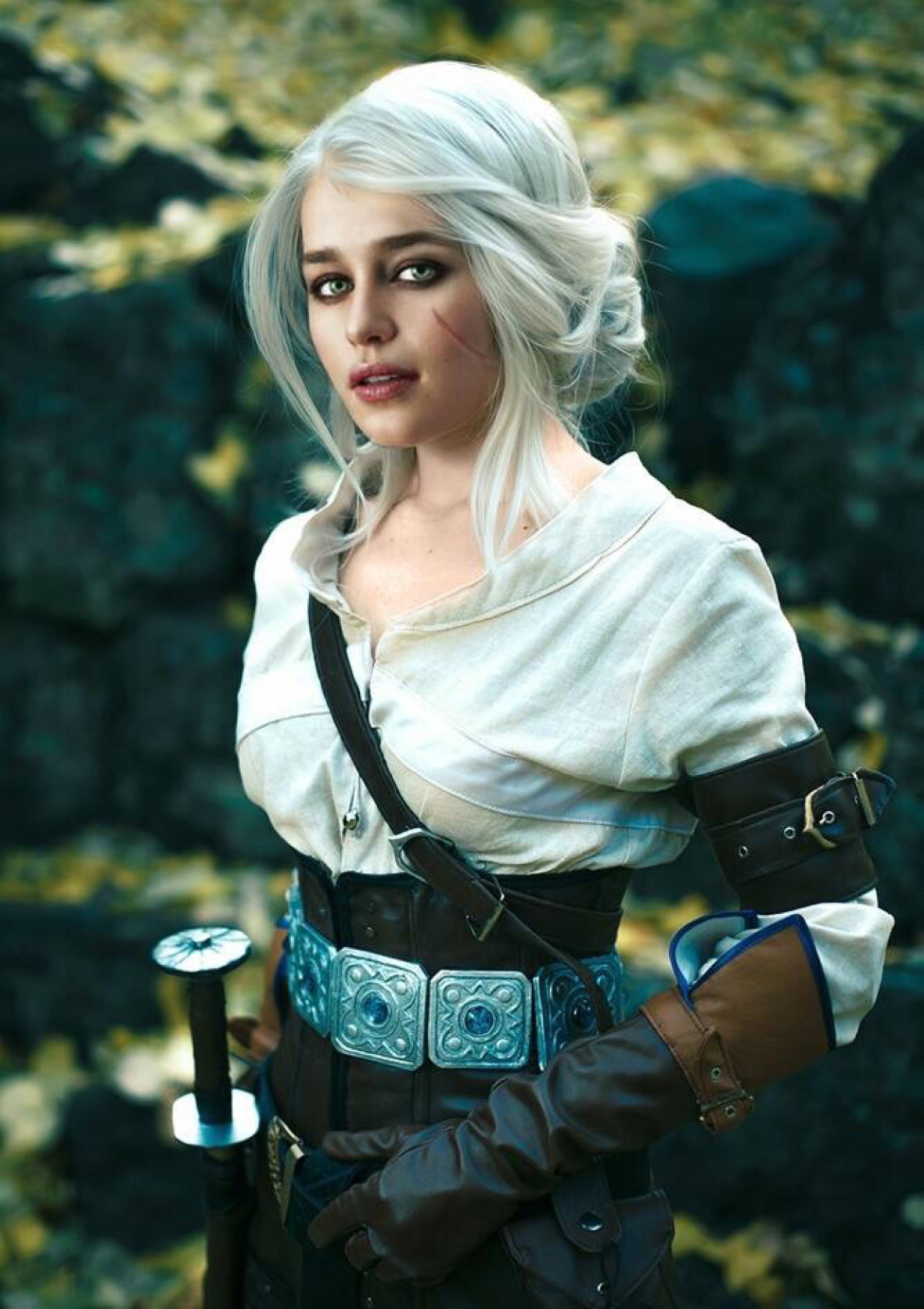 Game of thrones, emilia clarke, daenerys targaryen, game of thrones cast, ciri, the witcher 3, photoshop, cosplay