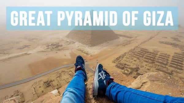 german, egypt, pyramid of giza, daredevil, climbers, andrej ciesielski, adventure, tourism, travel, munich, cairo