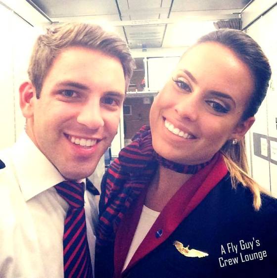 35 Hottest Flight Attendant Uniforms Selfies Around The World