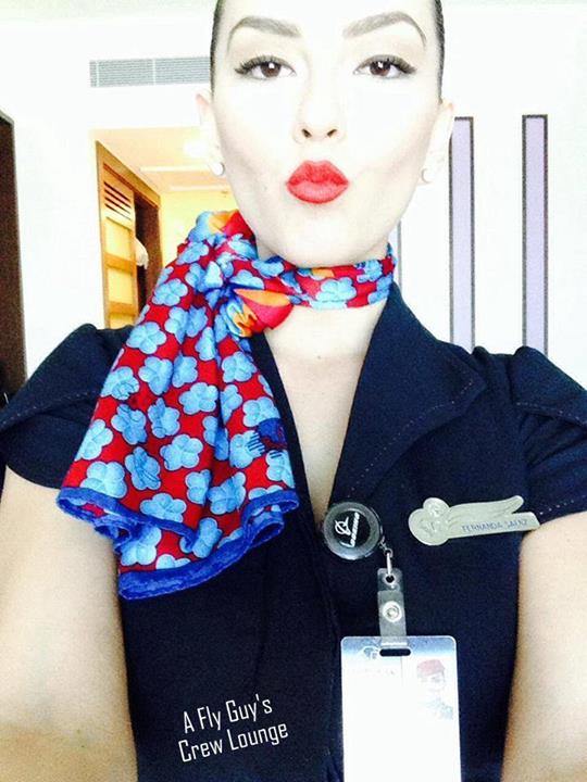 35 Hottest Flight Attendant Uniforms Selfies Around The World