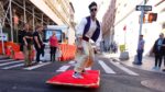 Guy Dressed as Aladdin with Magic Carpet Ride Prank On New York City