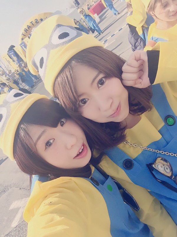 Japan, minions, tokyo, charity, asia, japanese girls, minions run, japanese selfie, hot selfie, cute japanese