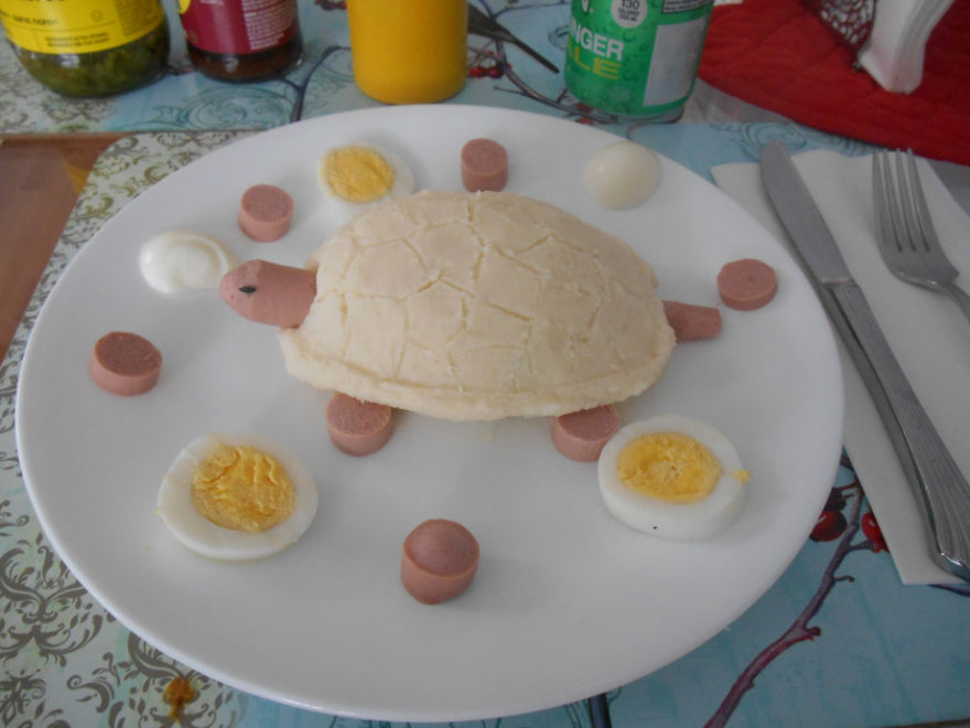 food art, creative plating, funny food, Laura O'Brien, idea, awesome, amazing