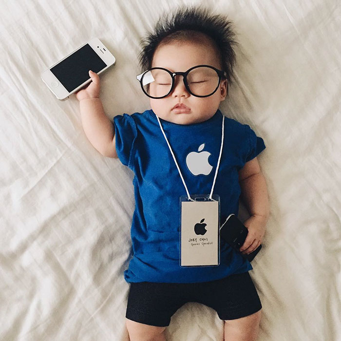 Funny, baby costumes, sleeping baby, amazing, cute, awesome, fashion, trend