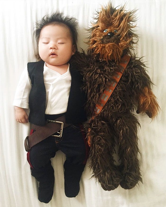 Funny, baby costumes, sleeping baby, amazing, cute, awesome, fashion, trend