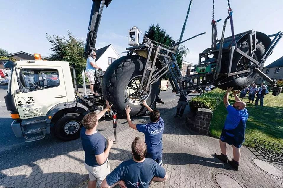 Frank Dose, germany, europe, crazy, bicycle, giant, biggest bicycle, guinness book world records