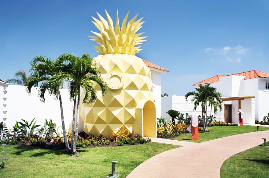 Nick Resort Punta Cana, Nickelodean, pineapple villa, hotel, amazing, innovative, wow, awesome, photography