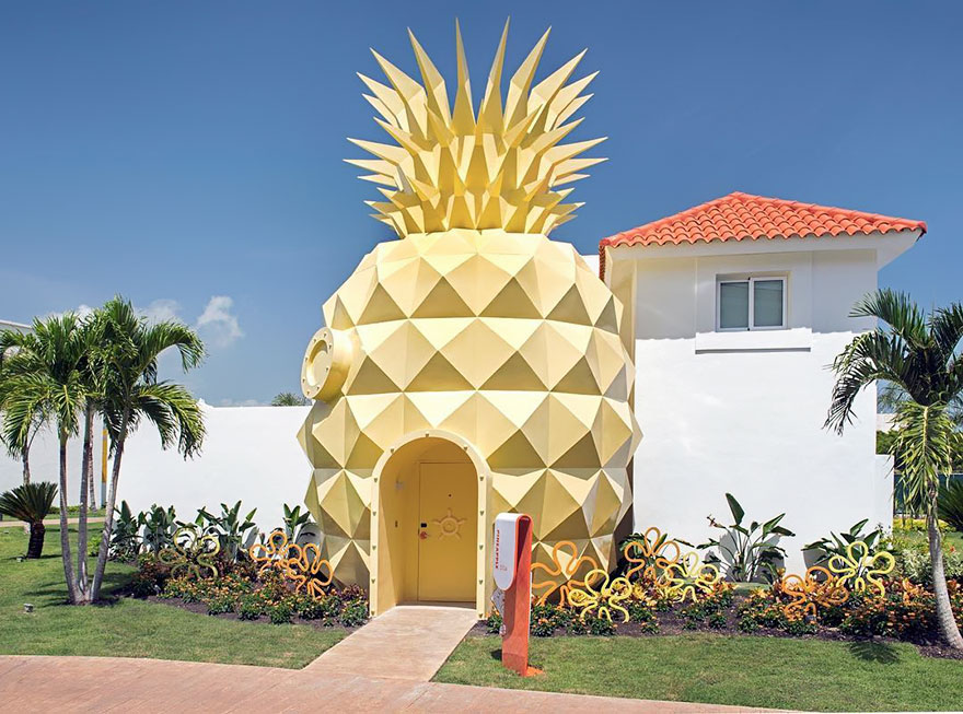 Nick Resort Punta Cana, Nickelodean, pineapple villa, hotel, amazing, innovative, wow, awesome, photography