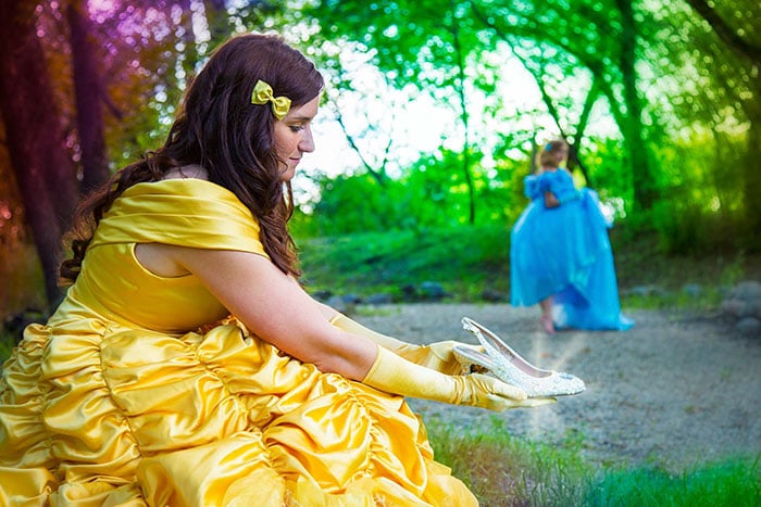fairytale, engagement, princess, gay photoshoot, yalonda, kayla solseng, gay wedding, photography, disney