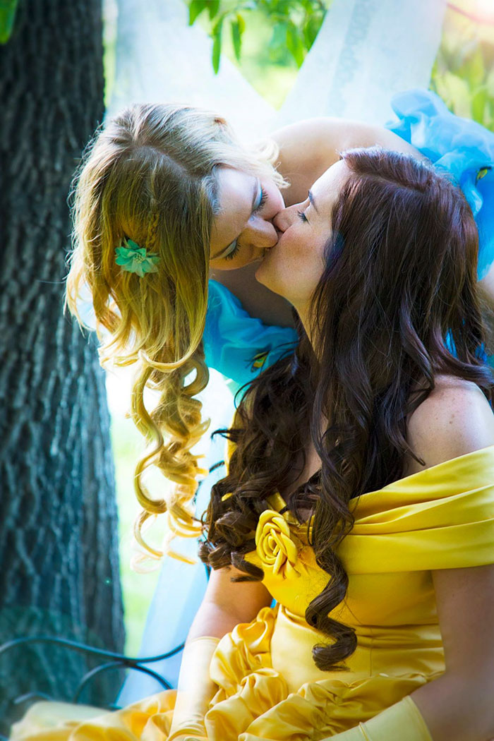 fairytale, engagement, princess, gay photoshoot, yalonda, kayla solseng, gay wedding, photography, disney