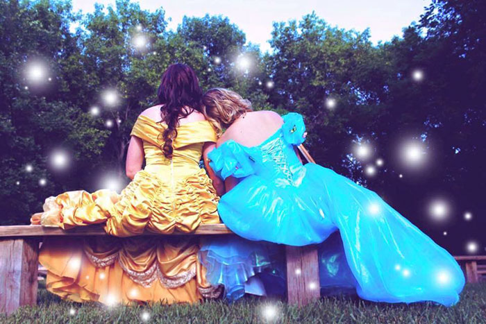 Fairytale, engagement, princess, gay photoshoot, yalonda, kayla solseng, gay wedding, photography, disney