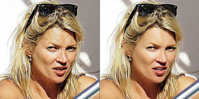 Kate moss photoshop