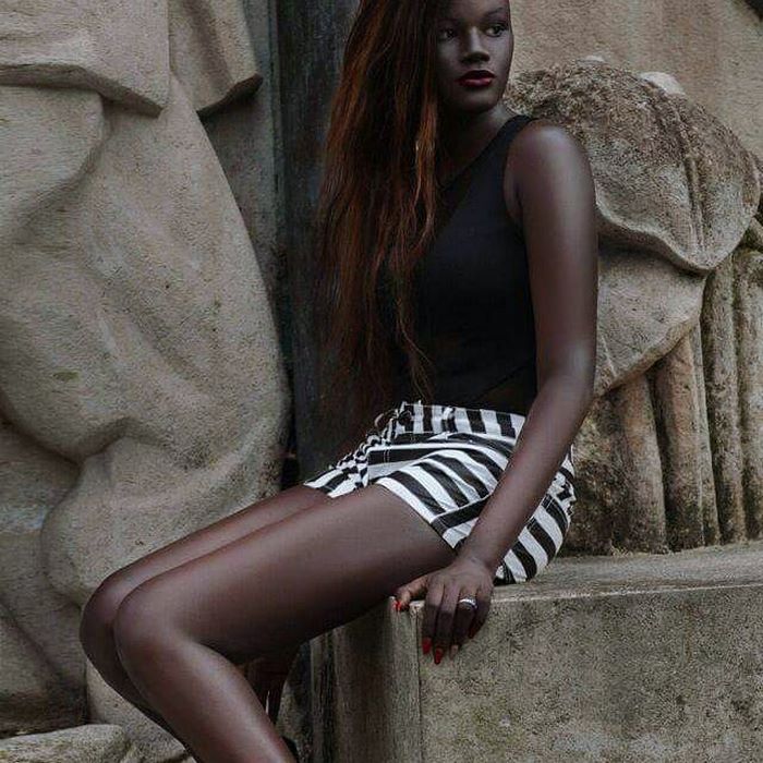 Khoudia diop, khoudia diop hot, khoudia diop instagram, darkest model in the world, africa, blackest woman, daughter of the night, melanin goddess, khoudia diop facebook