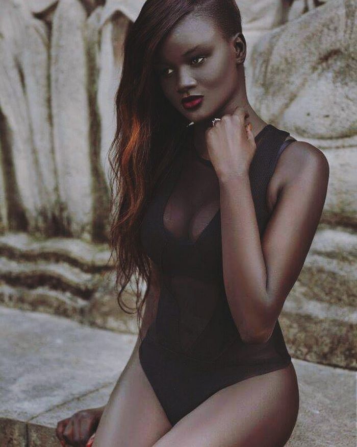 khoudia diop, khoudia diop hot, khoudia diop instagram, darkest model in the world, africa, blackest woman, daughter of the night, melanin goddess, khoudia diop facebook