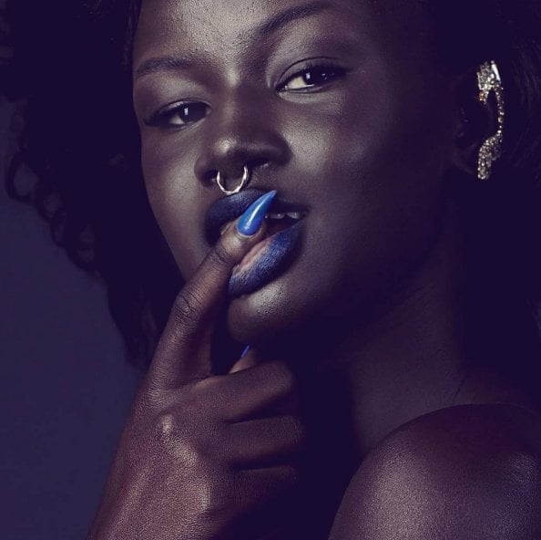khoudia diop, khoudia diop hot, khoudia diop instagram, darkest model in the world, africa, blackest woman, daughter of the night, melanin goddess, khoudia diop facebook