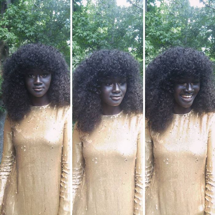 Khoudia diop, khoudia diop hot, khoudia diop instagram, darkest model in the world, africa, blackest woman, daughter of the night, melanin goddess, khoudia diop facebook