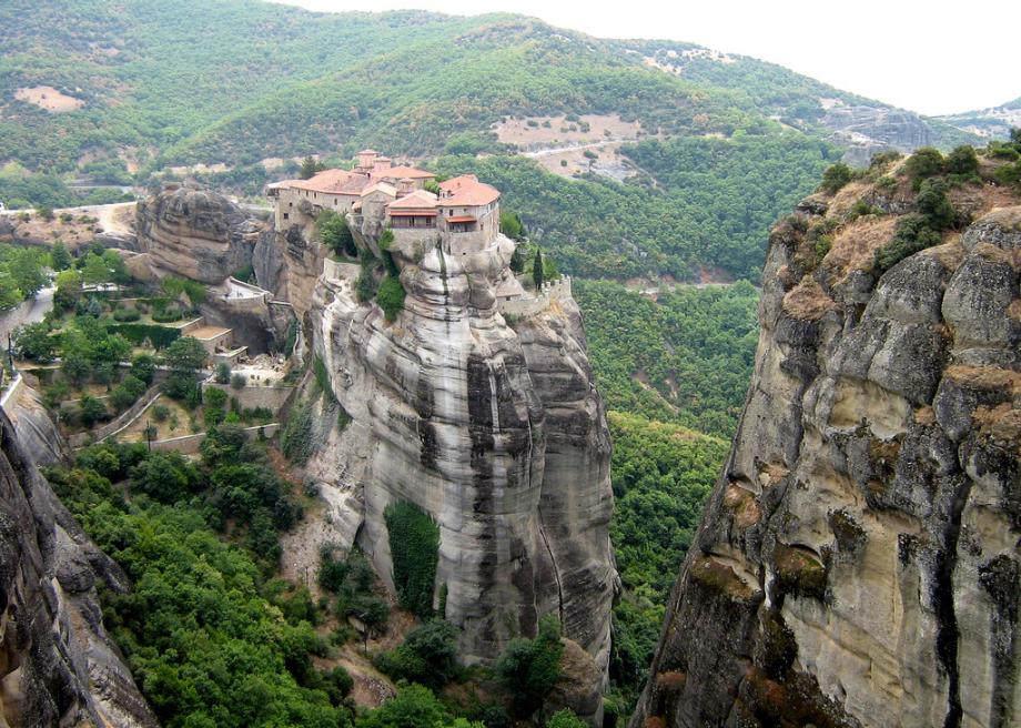 church, cliffs, greece, meteora, monasteries, monastery, monks, photos, places, temple, travel, UNESCO World Heritage, must visit before you die, must see before you die