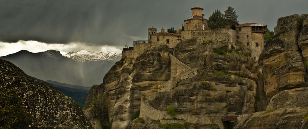 Church, cliffs, greece, meteora, monasteries, monastery, monks, photos, places, temple, travel, unesco world heritage, must visit before you die, must see before you die