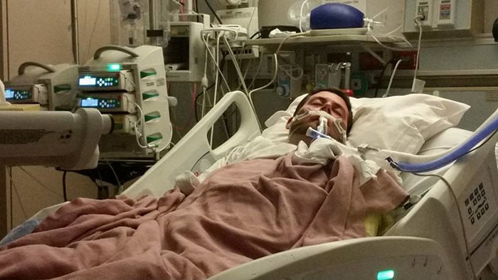 Dog dog visit hospital heartbreaking usa ryan jessen dog mollie farewells emotional video
