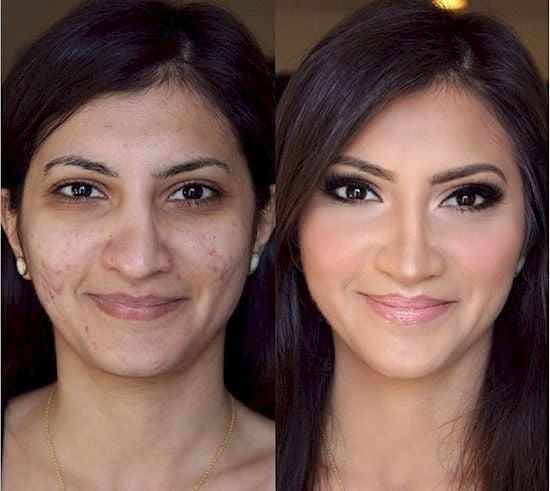 Power of makeup, makeup pics, makeup ideas, makeup tips, makeup transformation, before and after photos, hair transformation, ugly to pretty