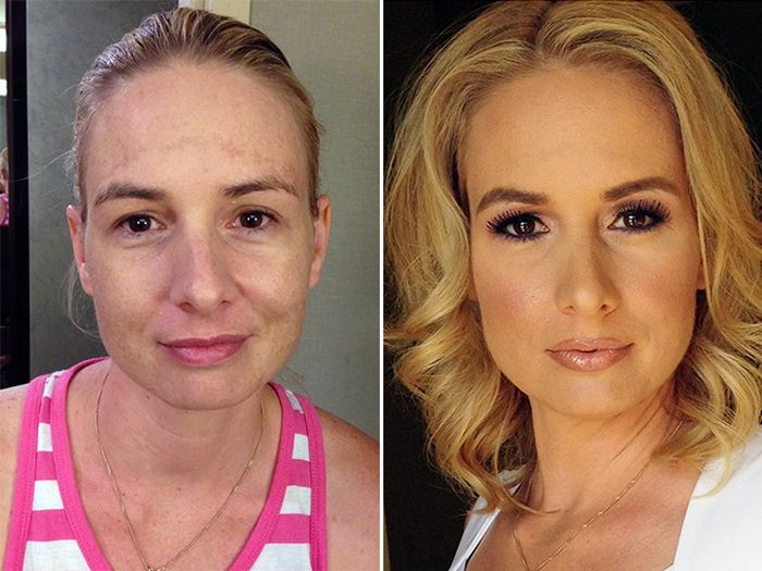 power of makeup, makeup pics, makeup ideas, makeup tips, makeup transformation, before and after photos, hair transformation, ugly to pretty