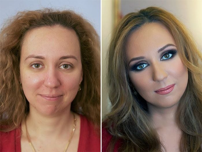 Power of makeup, makeup pics, makeup ideas, makeup tips, makeup transformation, before and after photos, hair transformation, ugly to pretty