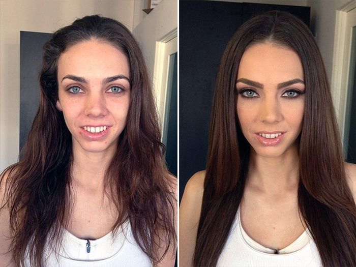power of makeup, makeup pics, makeup ideas, makeup tips, makeup transformation, before and after photos, hair transformation, ugly to pretty