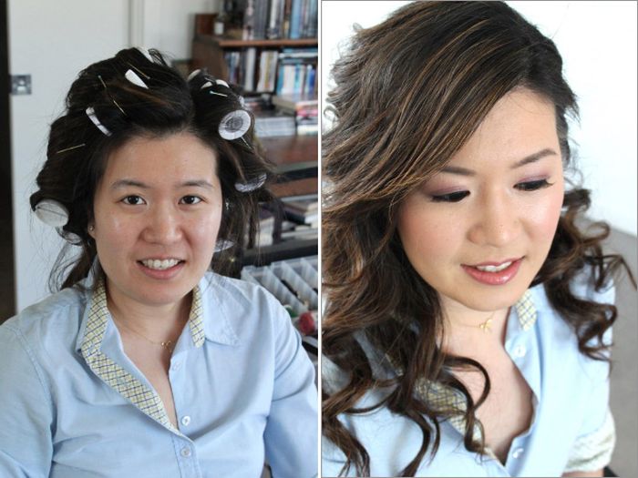 power of makeup, makeup pics, makeup ideas, makeup tips, makeup transformation, before and after photos, hair transformation, ugly to pretty