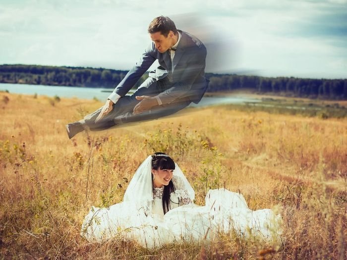 Most Absurd Russian Weddings Photos Ever :D | Reckon Talk
 Bad Photoshopped Wedding