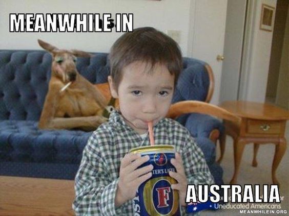 Australia kid beer, crazy, meanwhile in australia, weird australian, only in australia, memes australia, stupid australia, facts australia