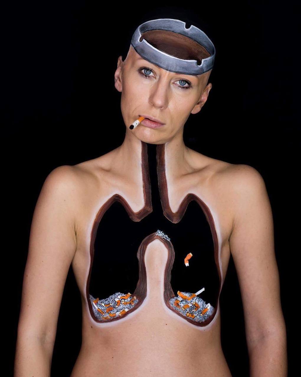 body painting illusionist