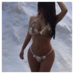 Kim-posed-fur-bikini-snow-January-2015