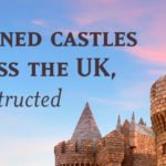 ruined castle across uk reconstructed