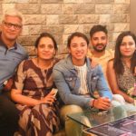 smriti Mandhana family pic