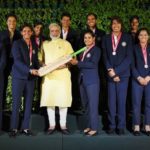 smriti mandhana with PM modi