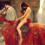 oil painting lady godiva