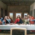 oil painting the last supper