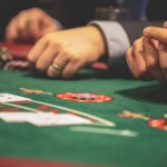 people hand playing game