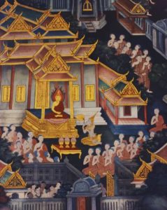 thailand, buddha painting