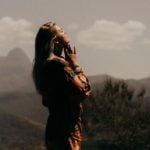 women taking sunbath