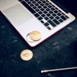 crypto and laptop
